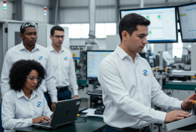 Integração de SCADA, IoT e indicadores produtivos